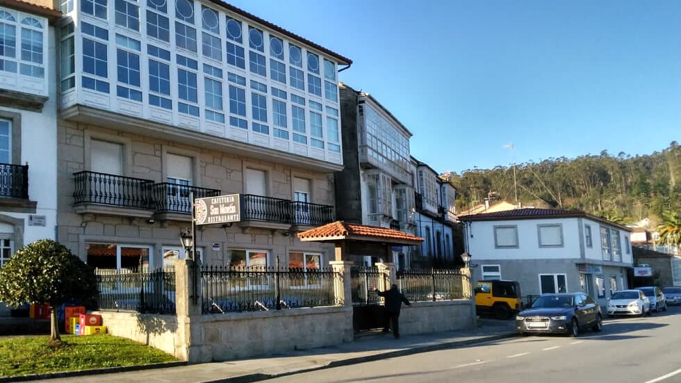 Restaurante San Martín en Corcubión